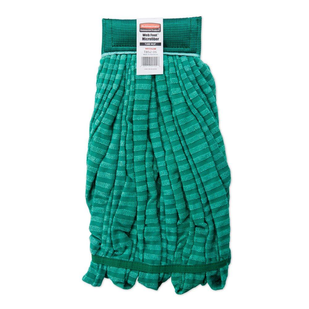Rubbermaid Green Microfiber Tube Mop with 5 in. Headband 
