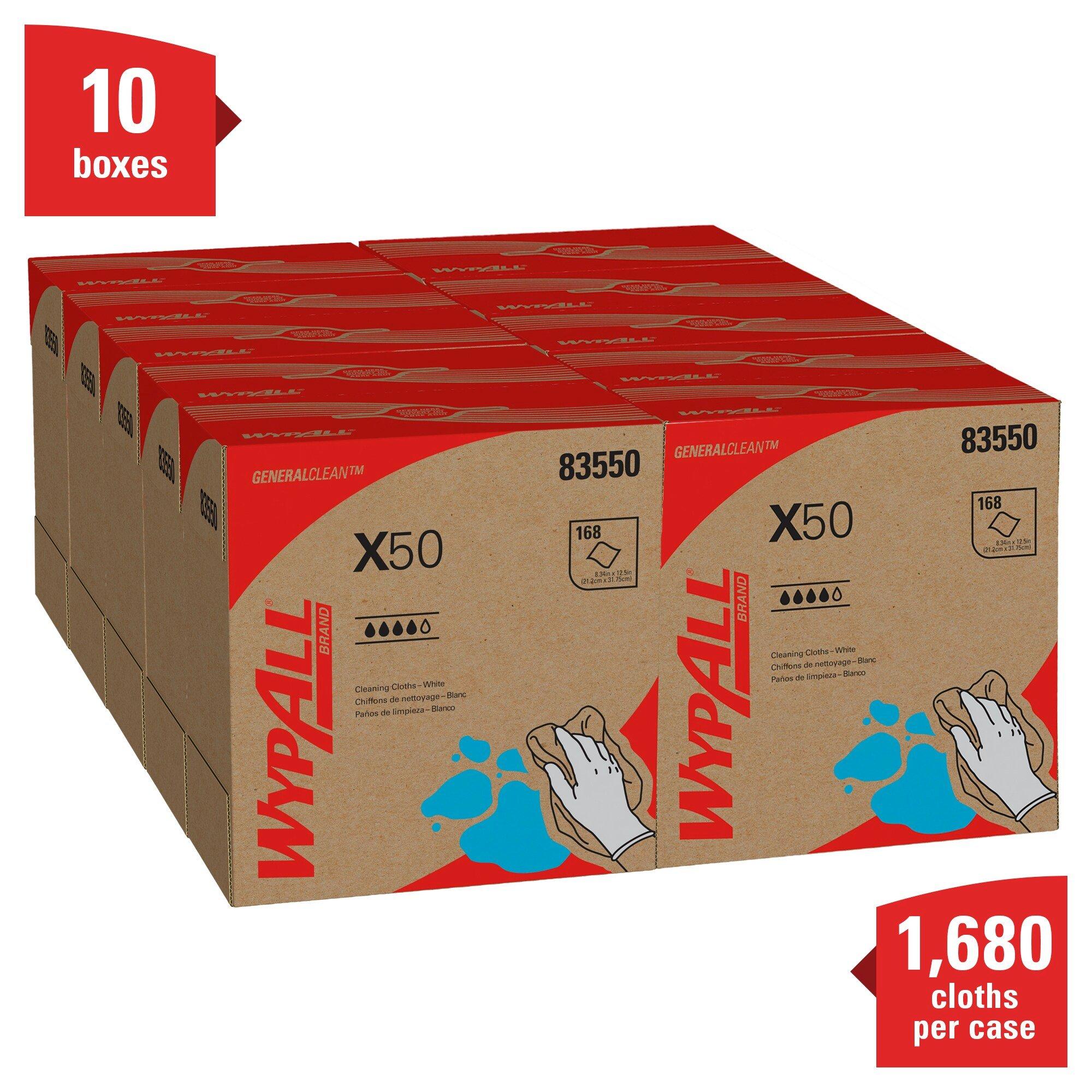 Kimberly-Clark Professional&trade; White 9-1/10 in. Pop-Up Box Wipes in White 