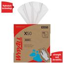 WypAll&reg; White 9-1/10 in. Pop-Up Box Wipes in White 