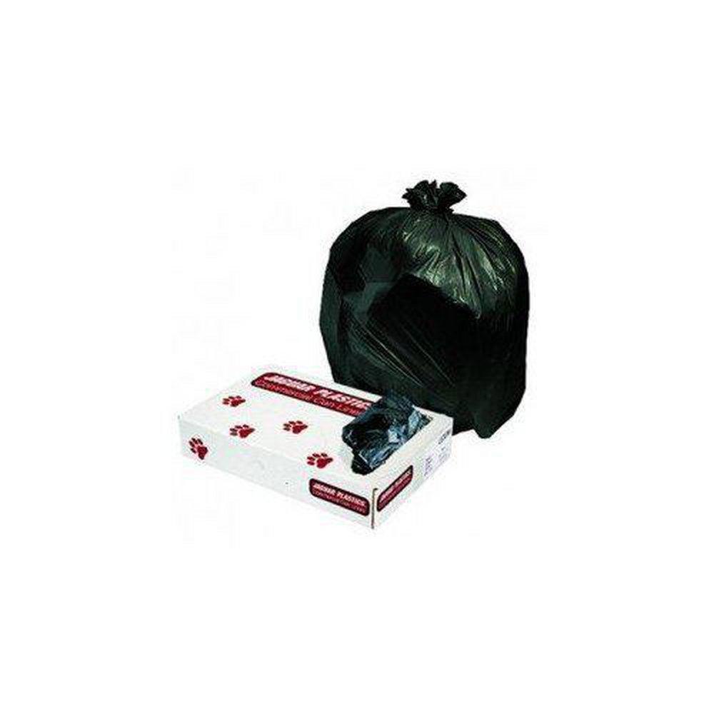Jaguar Plastics Black 17 x 17 in. 0.35 mil Can Liner in Black 