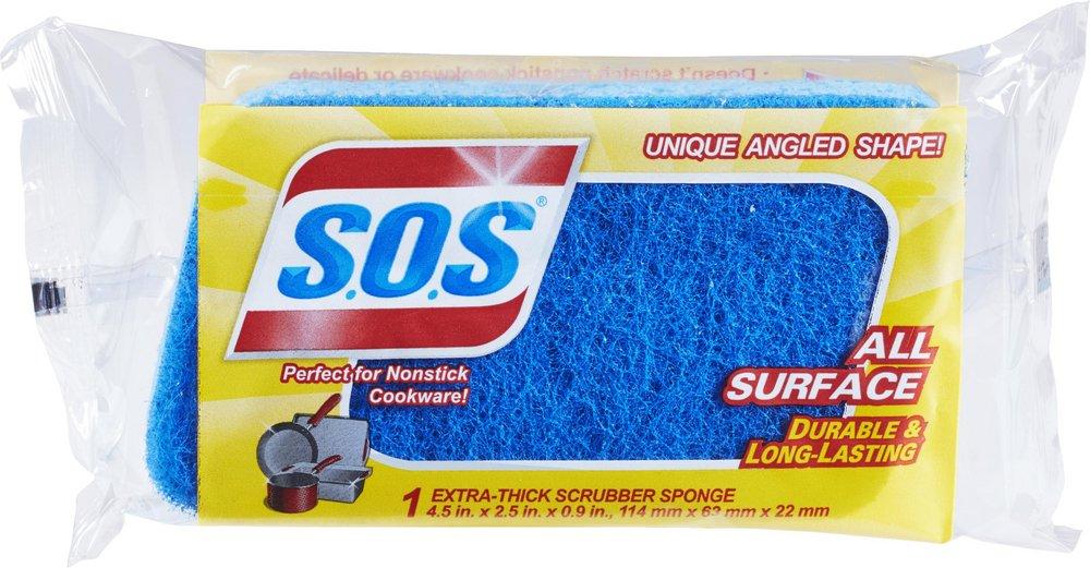 Clorox Dark Blue/Light Blue All-Purpose Scrubber Sponge 
