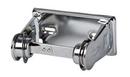 San Jamar Polished Chrome 2-3/4 x 6 in. Single Roll Toilet Tissue Dispenser 