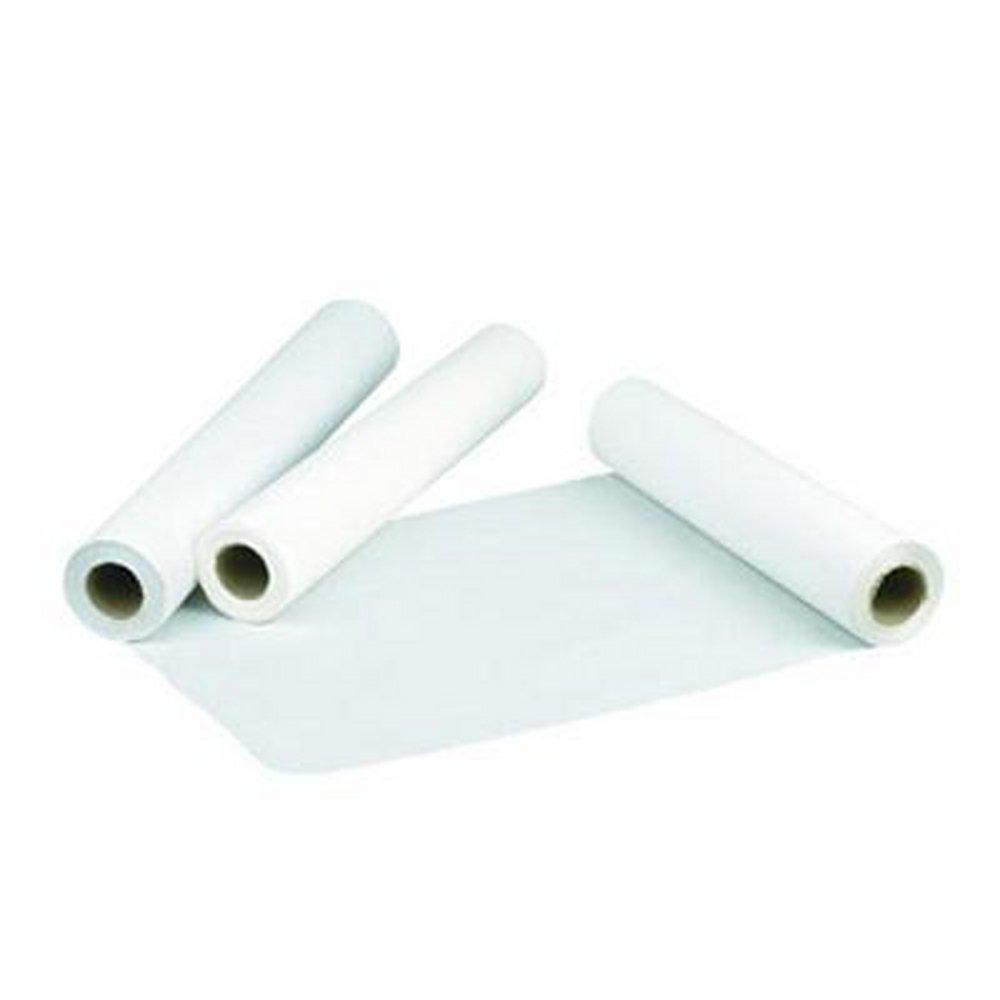 White Standard Exam Table Paper in White (Case of 12) 