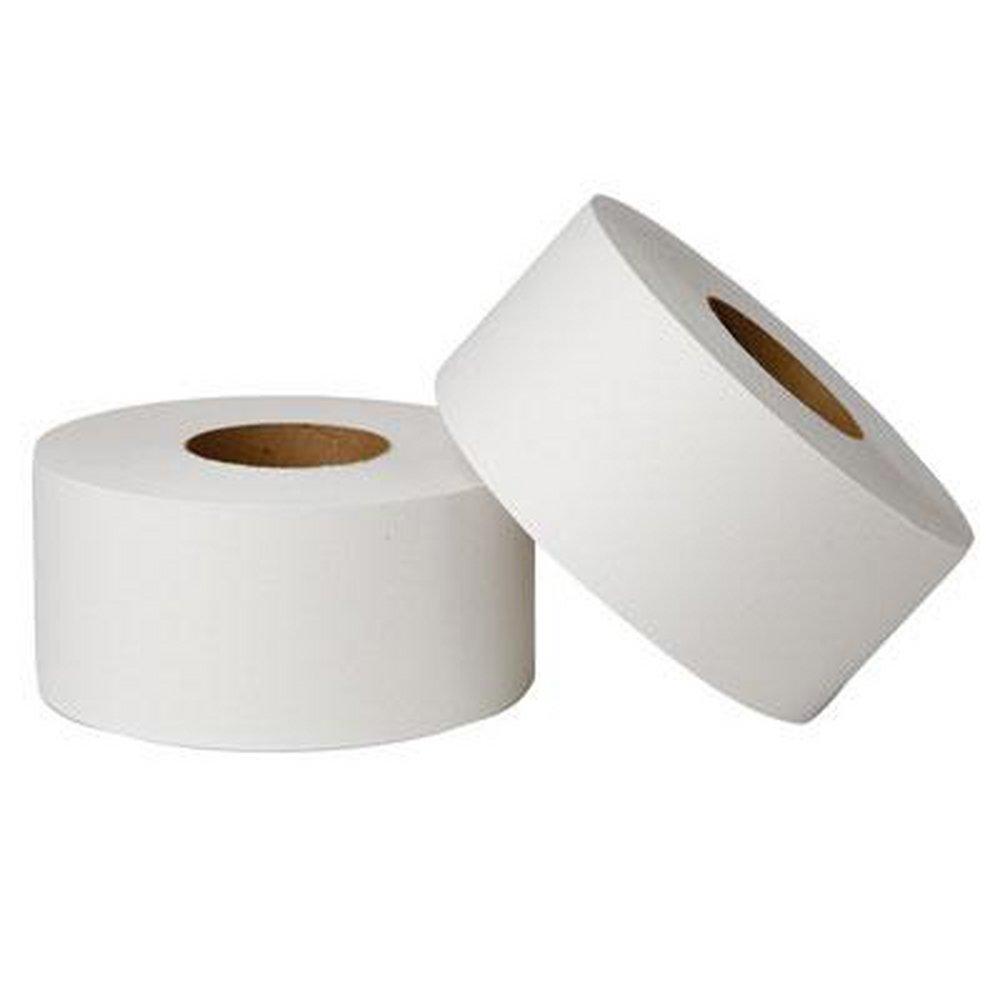 White 2-Ply Jumbo Bathroom Tissue in White (Case of 12) 