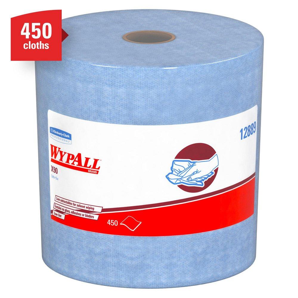 WypAll&reg; White 13-2/5 in. Jumbo Wipes Roll in White 