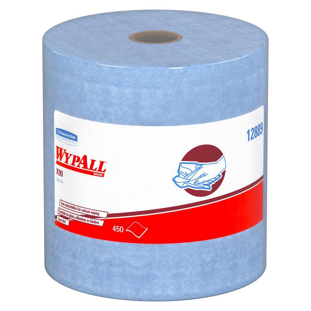 WypAll&reg; White 13-2/5 in. Jumbo Wipes Roll in White 