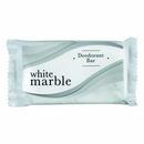 White Marble Deodorant Soap Bar in White 