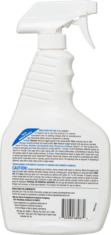 Clorox Healthcare Bleach Germicidal Cleaner 