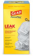 GLAD White 9-1/2 x 14-1/4 in. 0.78 mil Trash Bag in White 