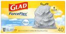 GLAD White 9-1/2 x 14-1/4 in. 0.78 mil Trash Bag in White 