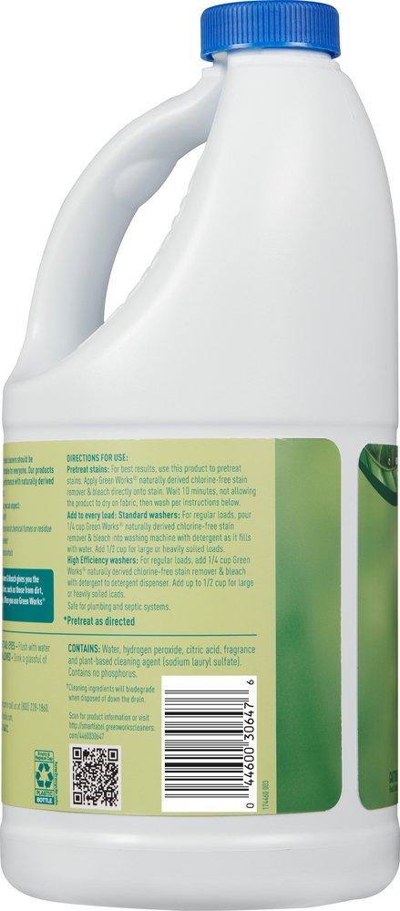 Green Works Translucent Chlorine Free Natural Bleach 