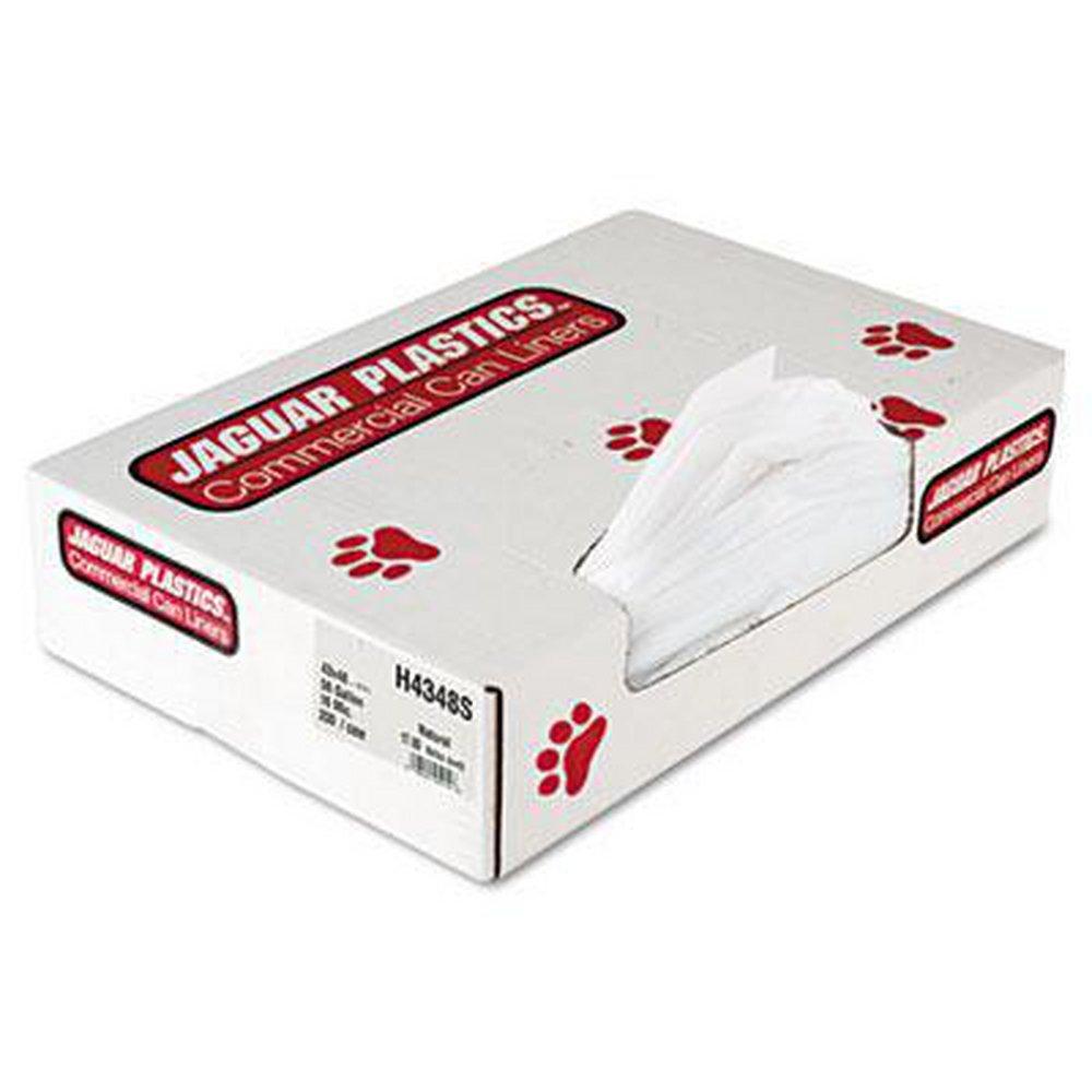 Jaguar Plastics Natural 43 x 48 in. 56 gal Can Liner in Natural 