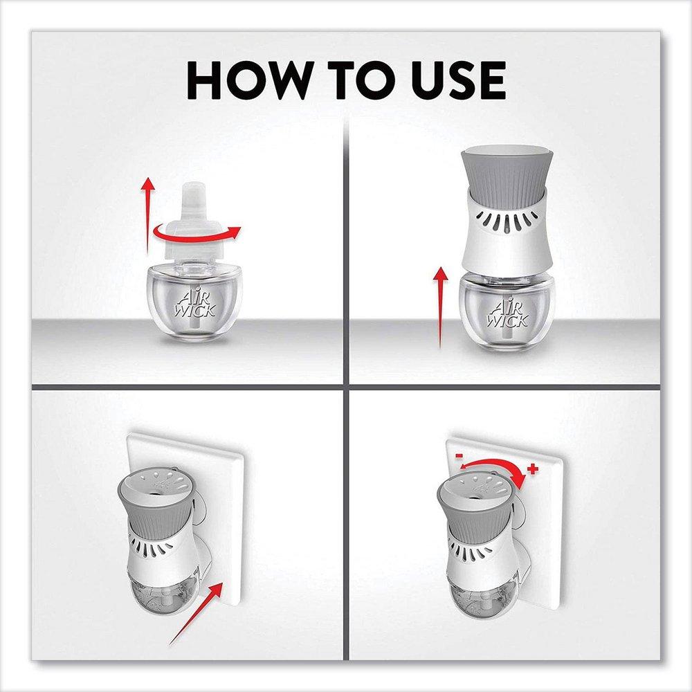 Air Wick&reg; White Warmer Unit Scented Oil (Case of 6) 