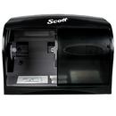 Scott&reg; Black Wall Mount Toilet Tissue Dispenser 