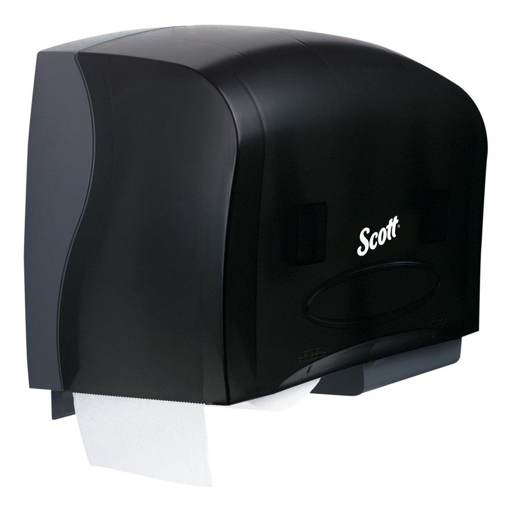 Scott&reg; Smoke Grey Twin Jumbo Roll Tissue Dispenser 