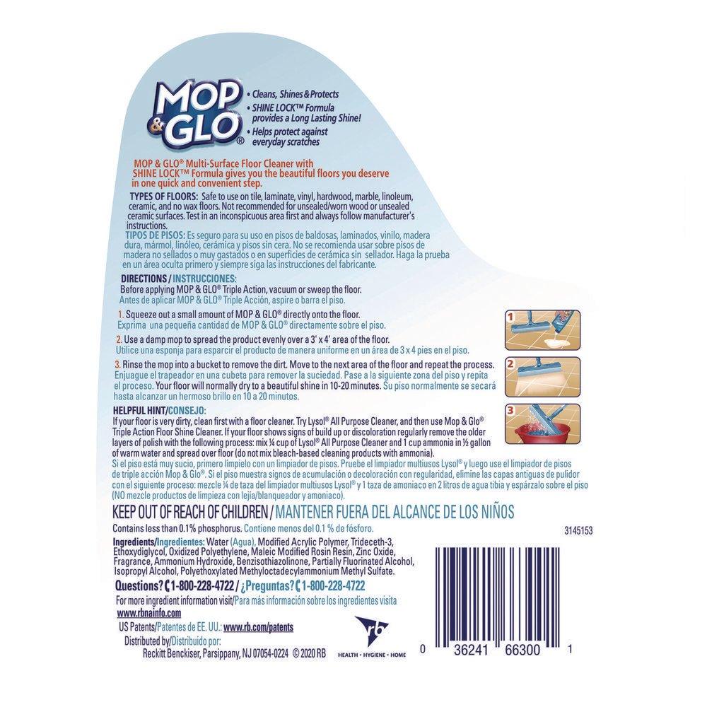 Mop & Glo &reg; Pro Tan Triple Action Floor Cleaner 