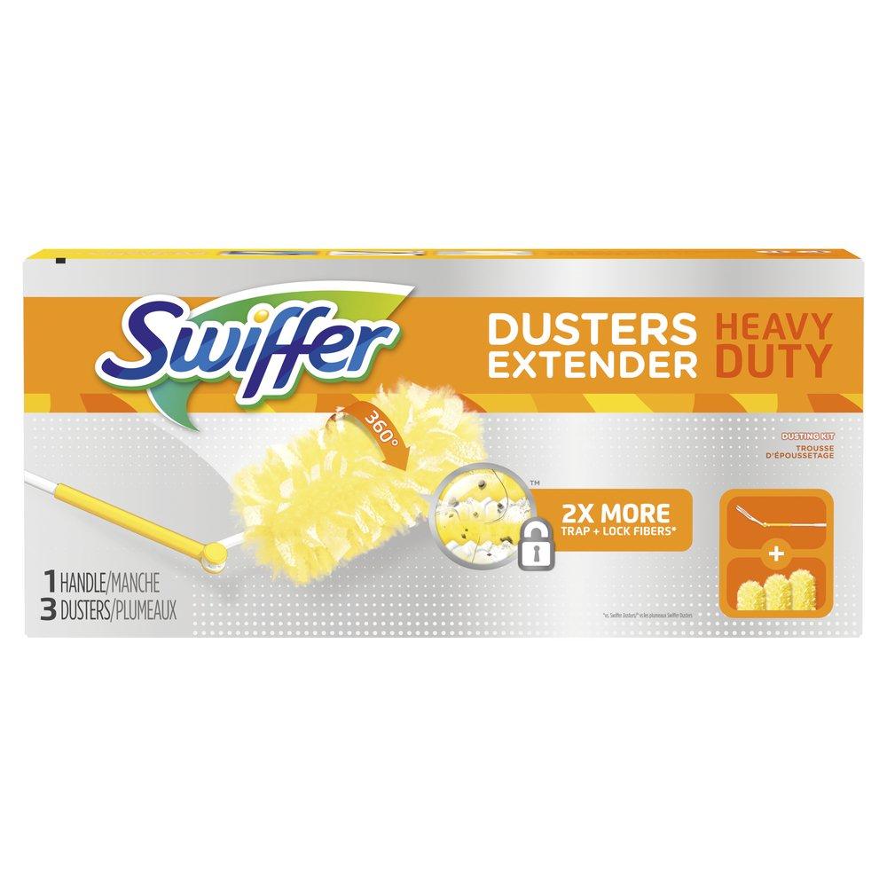 Swiffer Yellow Extension Handle with Refill Cloth 