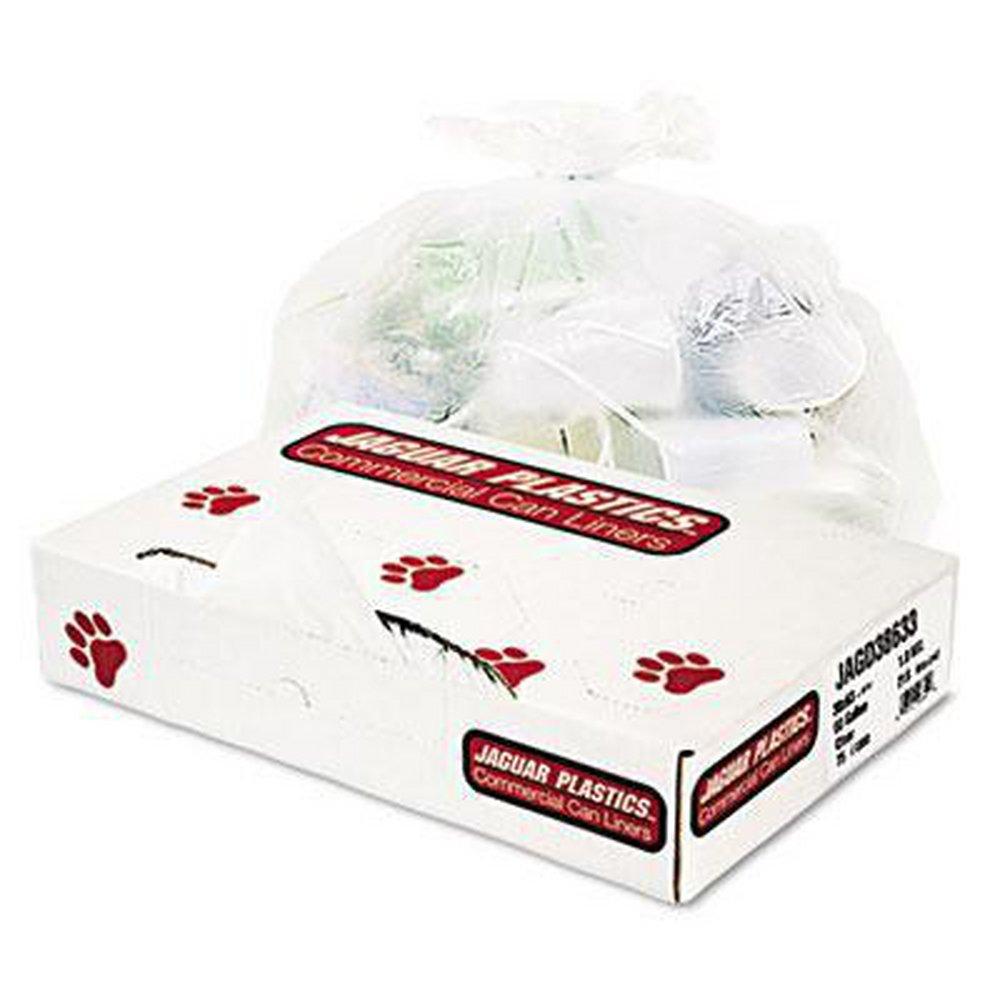 Jaguar Plastics Clear 38 x 63 in. 1.8 mil Can Liner in Clear 