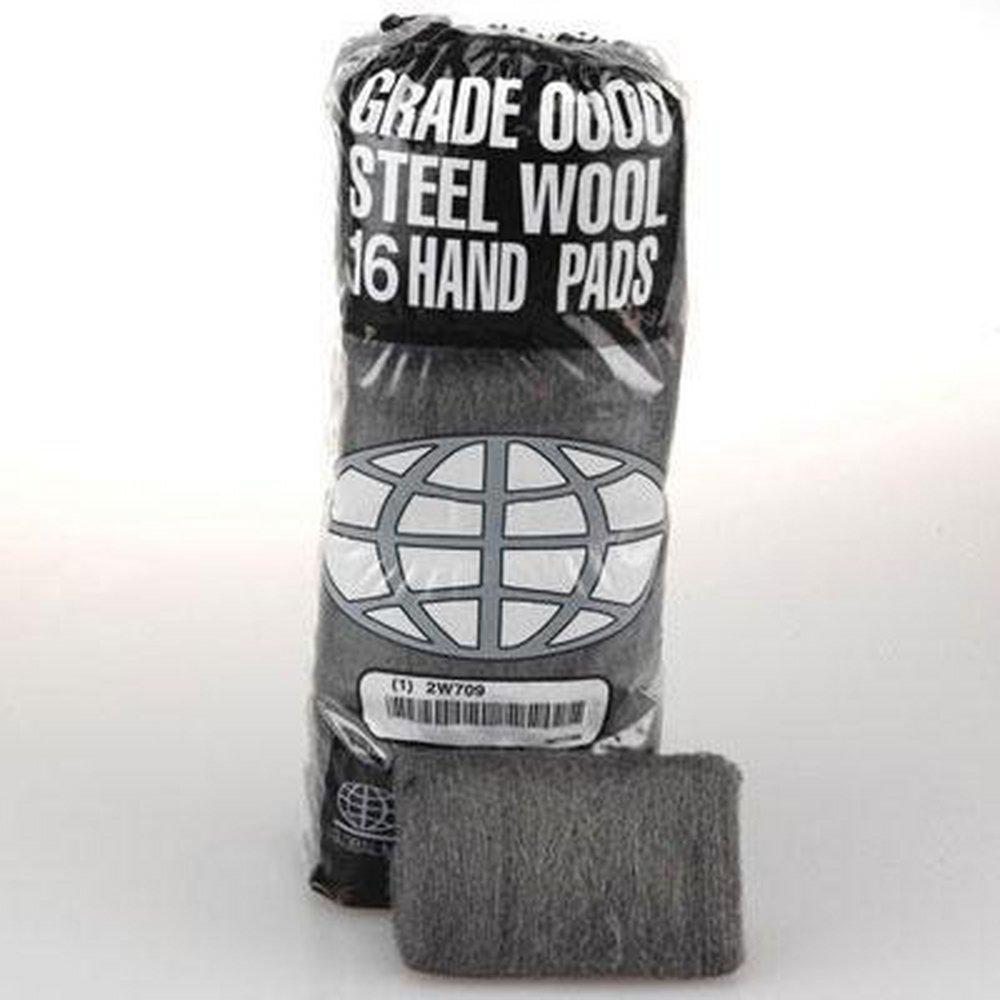 16-Pack Medium Fine Steel Wool Hand Pad  (Case of 12) 