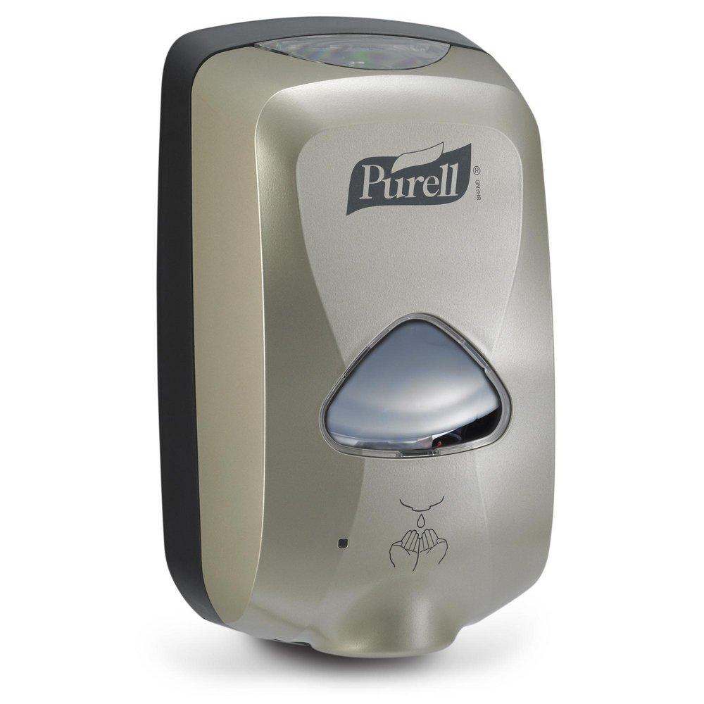PURELL&reg; Nickel Wall Mount Touch-Free Soap Dispenser 