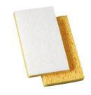 Light Duty Scrubbing Sponge in Yellow and White