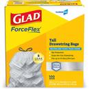 GLAD White 28 x 24 in. 0.90 mil Trash Bag in White 