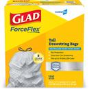 GLAD White 28 x 24 in. 0.90 mil Trash Bag in White 