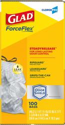 GLAD White 28 x 24 in. 0.90 mil Trash Bag in White 