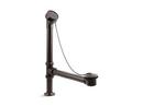 Bath Drain with Chain and Rubber Stopper in Oil Rubbed Bronze