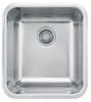16-3/4 x 18-3/4 in. No Hole Stainless Steel Single Bowl Undermount Kitchen Sink