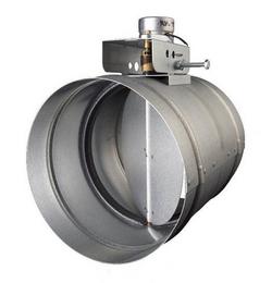 6 in. Universal Automatic Make-up  Air Damper with Pressure Sensor Kit