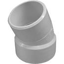 10 in. Gasket x Spigot Straight SDR 35 Sewer PVC 22-1/2 Degree Elbow