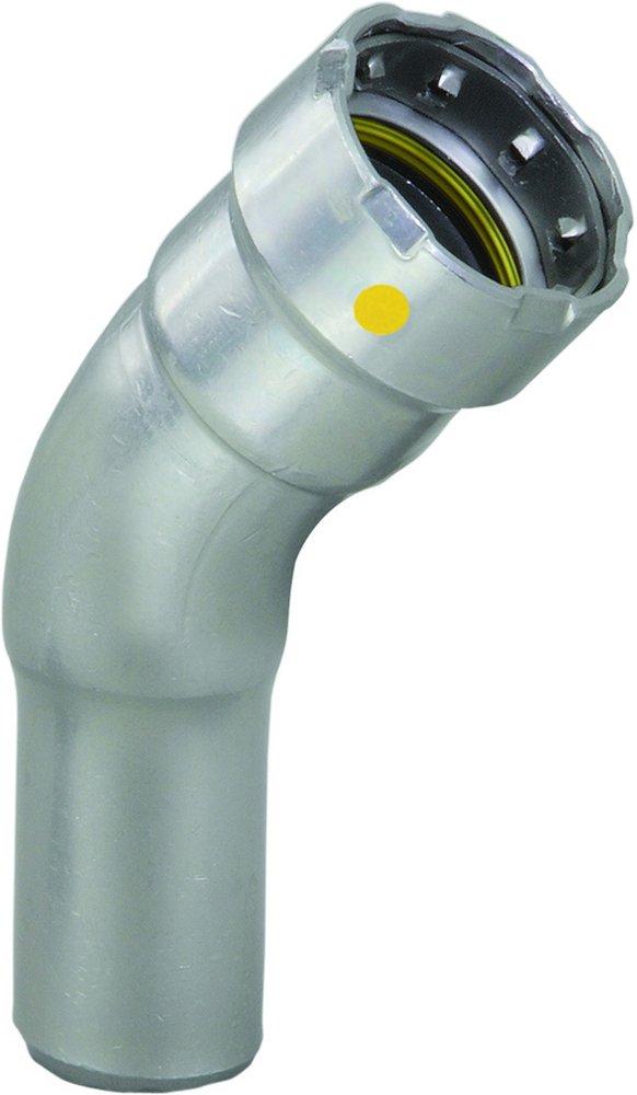 Viega FTG x Press Carbon Steel 45 Degree Elbow with HNBR Sealing Element 