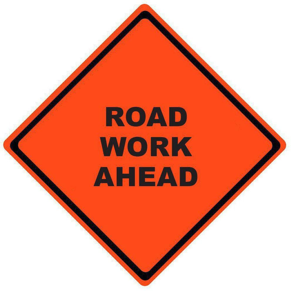 Safety Products Road Work Ahead 
