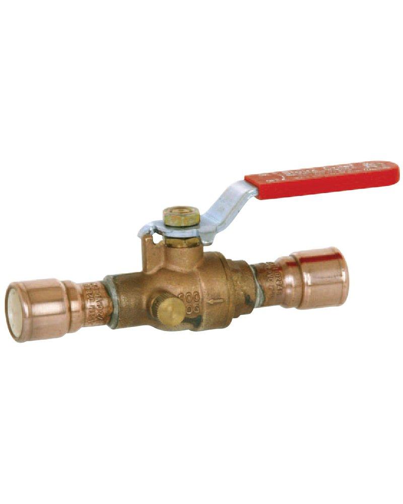 Sioux Chief Brass Full Port Solvent Weld Ball Valve 