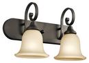 Kichler Lighting Olde Bronze 100W 2-Light Medium Base Vanity Light 
