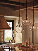 Kichler Lighting Olde Bronze 13-3/4 in. 100W 1-Light Medium Pendant 
