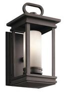 Kichler Lighting Rubbed Bronze 60W 1-Light Candelabra Base Incandescent Wall Mount Lantern 