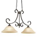 Kichler Lighting Olde Bronze 96 in. 100W 2-Light Medium Incandescent Pendant 