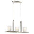 100W 3-Light Medium Base Incandescent Chandelier in Classic Pewter