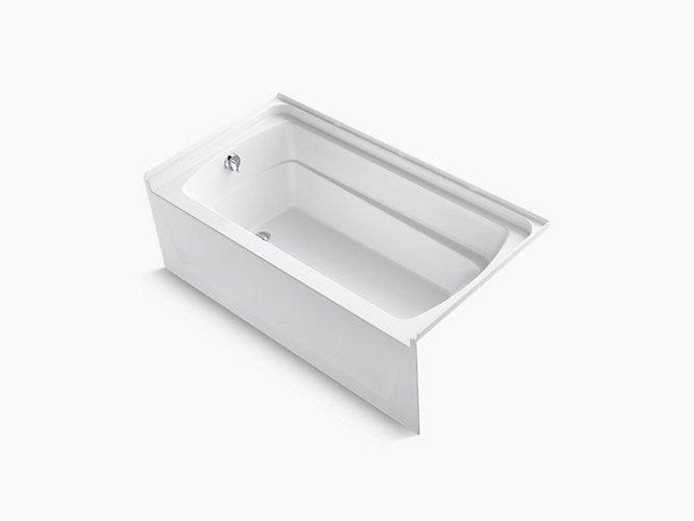 Sterling White 60 x 32-1/8 in. Soaker Alcove Bathtub in White 