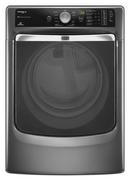 27 in. 7.4 cf 120V 10-Cycle Gas Front Load Dryer in Grey