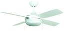 100W 4-Blade Ceiling Fan with 52 in. Blade Span in Matte White