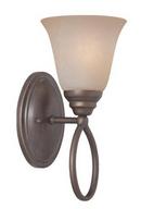 100W 1-Light Medium E-26 Incandescent Wall Sconce in Old Bronze