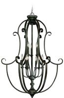 Craftmade Mocha Bronze 9-Light Cage Foyer 