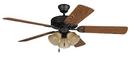 52 in. Ceiling Fan with 1-Light Kit in Aged Bronze Brushed