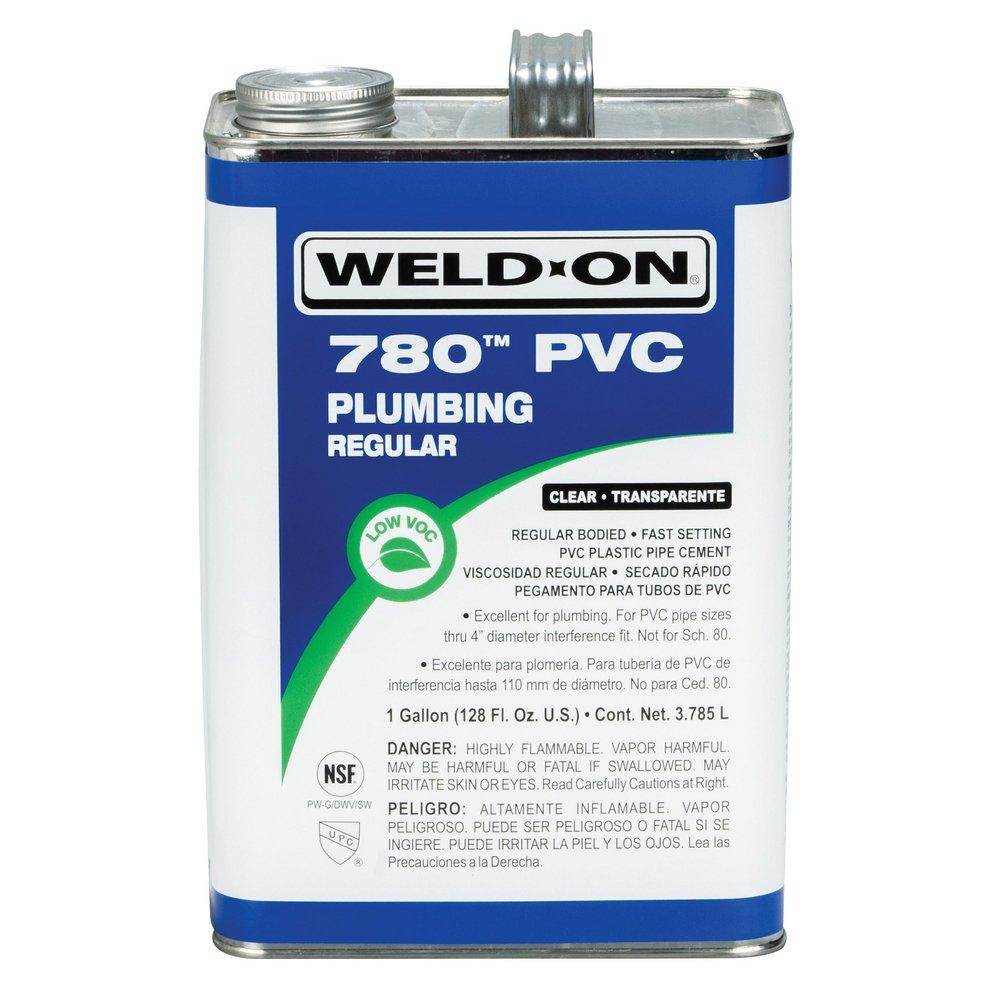 Weld-On&reg; Fast Set Plastic Clear Pipe Cement 