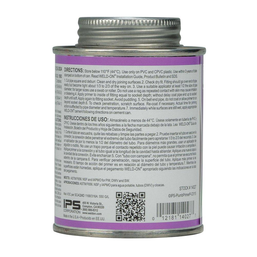 Weld-On® PVC Purple Primer 