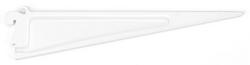 12 in. Steel Wire Shelving Bracket in White