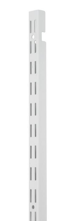 48 in. Steel Wall Shelf Track in White